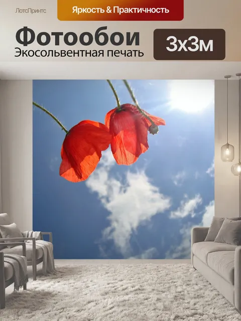 Фотообои Маки