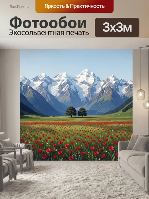 300 × 300 см · Экосольвентная печать