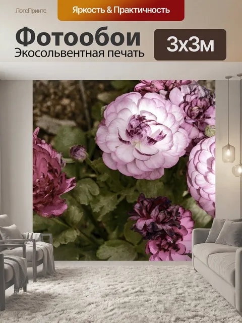 Фотообои Цветы пиона