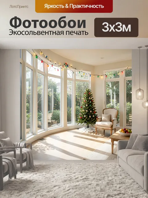 300 × 300 см · Экосольвентная печать