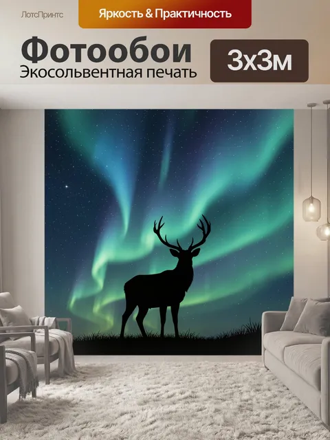 300 × 300 см · Экосольвентная печать