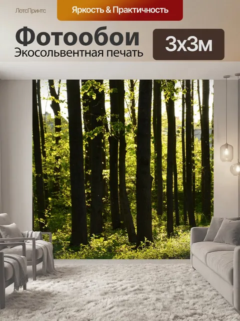 Фотообои лес