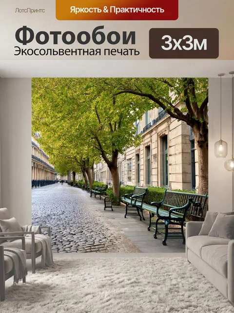 Фотообои парижский исторический квартал