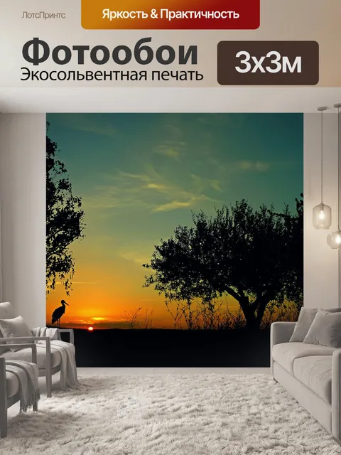 Фотообои Заход солнца