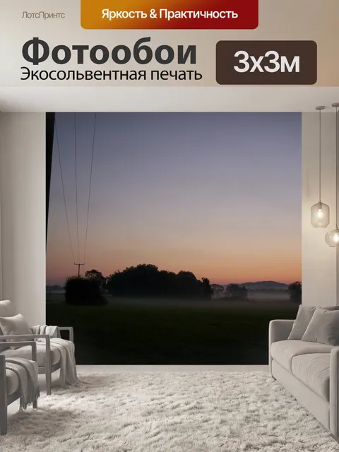 Фотообои Ранний туман