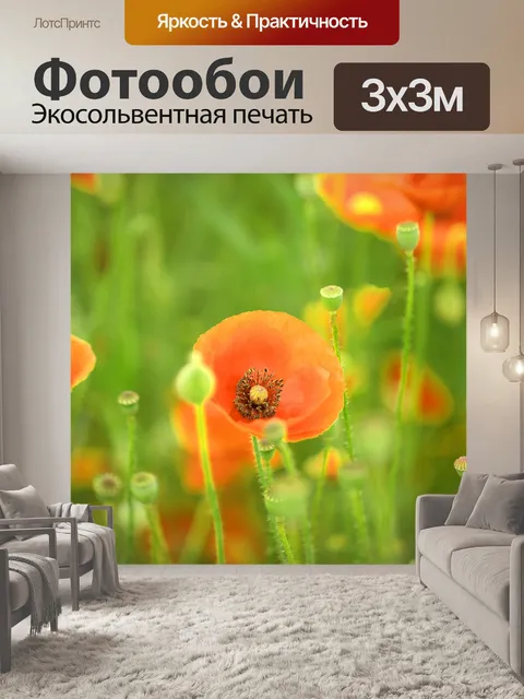 Фотообои Цветочный садик