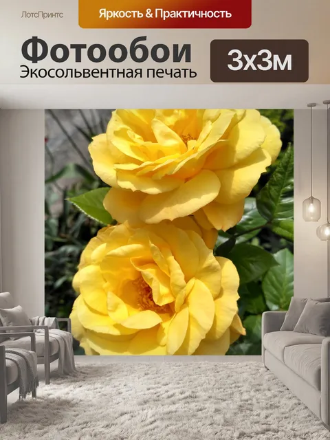 Фотообои Жёлтый