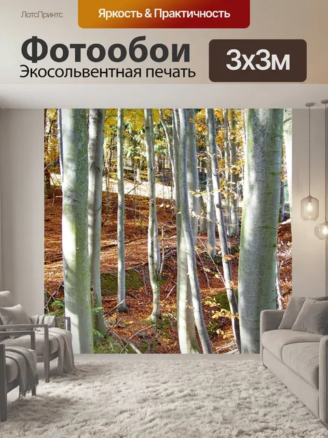 Фотообои Детали лесов