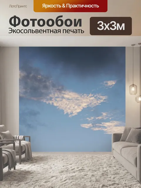 Фотообои пятна дымчатого облака