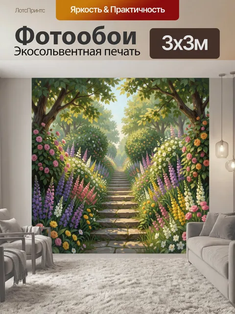 300 × 300 см · Экосольвентная печать