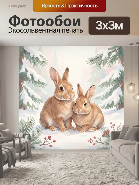 300 × 300 см · Экосольвентная печать