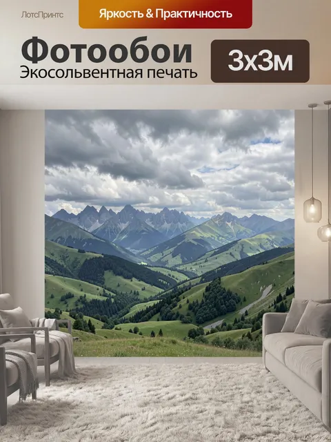 300 × 300 см · Экосольвентная печать