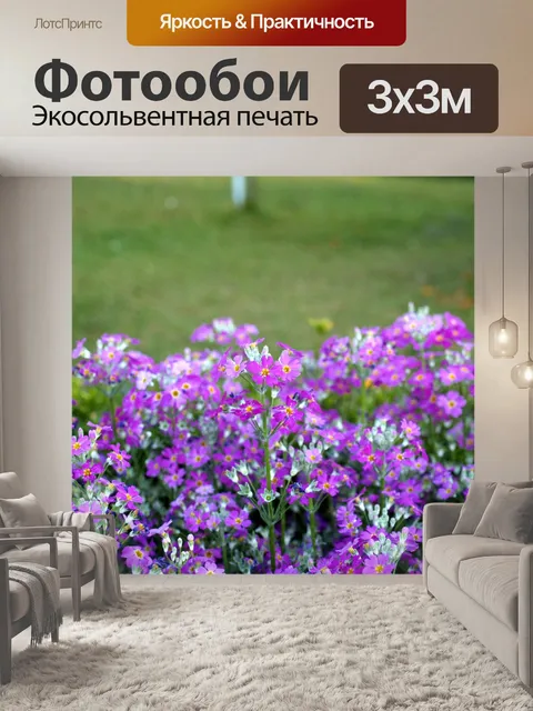 Фотообои Цветник на горе Дои Интанон