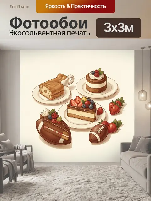 300 × 300 см · Экосольвентная печать