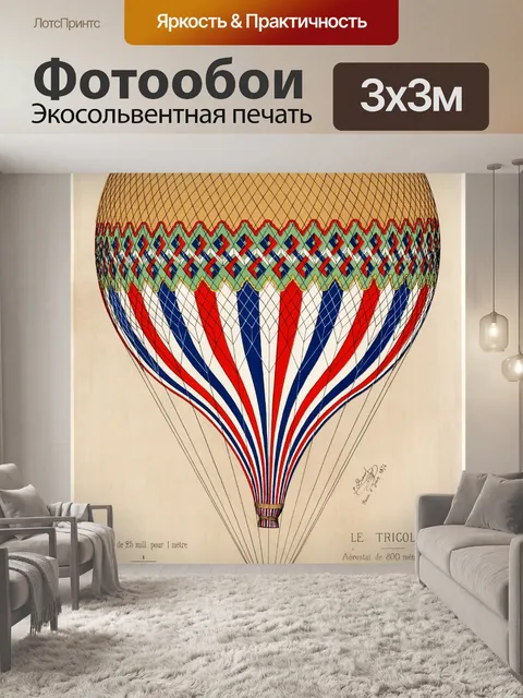 Фотообои Воздушный шар летающая авиация
