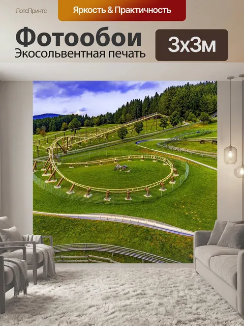 Фотообои Летняя санная трасса