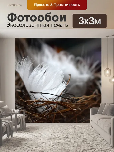 Фотообои Перья