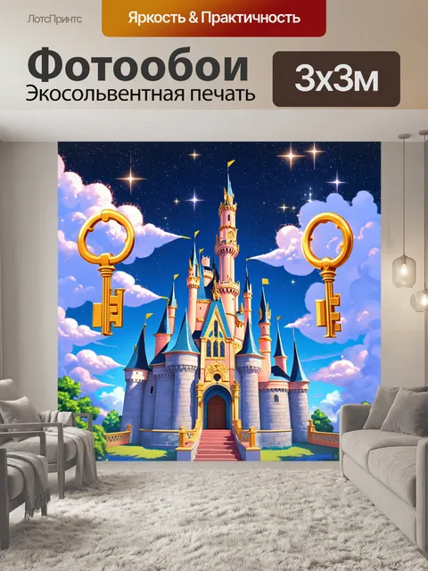 Фотообои замок в стиле барокко