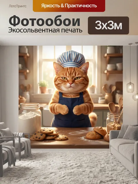 300 × 300 см · Экосольвентная печать