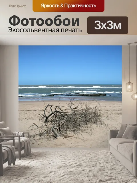 Фотообои Сухостой на пляже