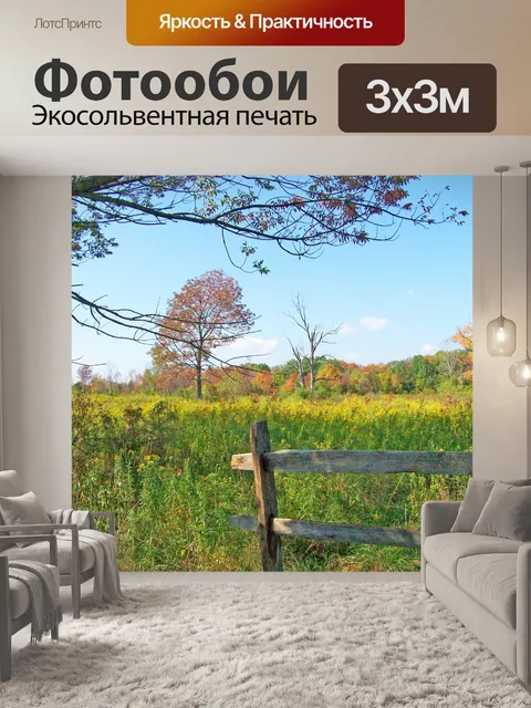 Фотообои Осеннее поле