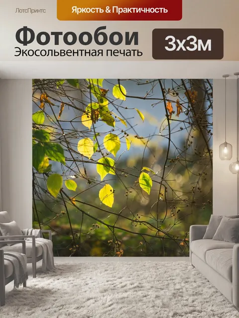 Фотообои Листья
