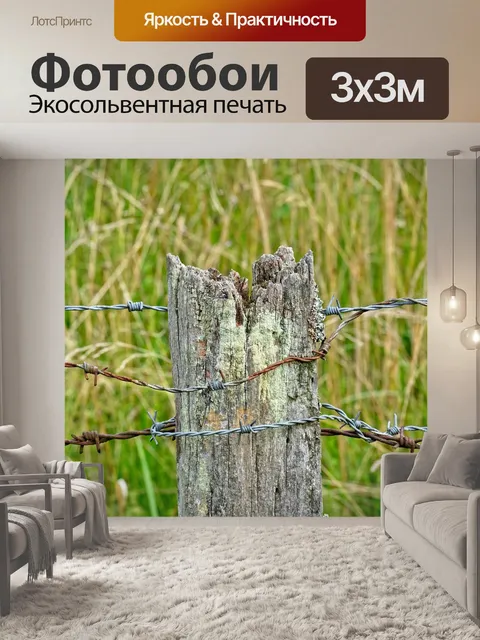 Фотообои Колючая проволока