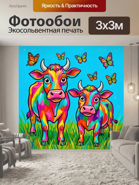 300 × 300 см · Экосольвентная печать