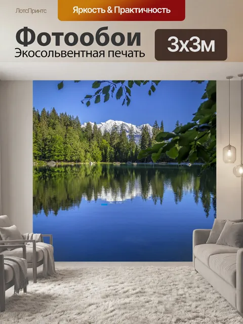 Фотообои Озеро и лес