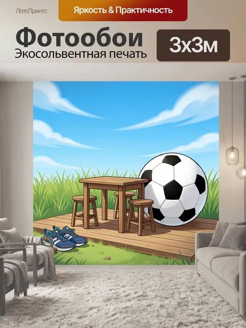 300 × 300 см · Экосольвентная печать