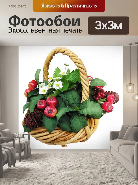 Фотообои Корзина