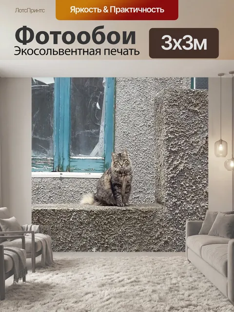 Фотообои Кошка