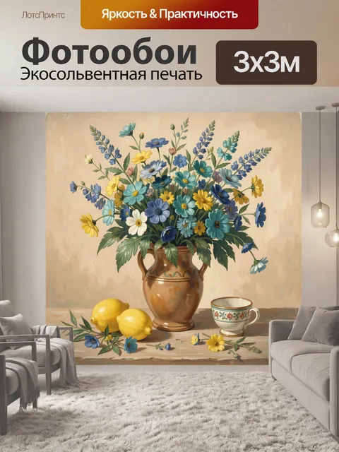 300 × 300 см · Экосольвентная печать