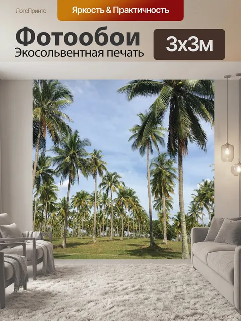 Фотообои Кокосовая роща