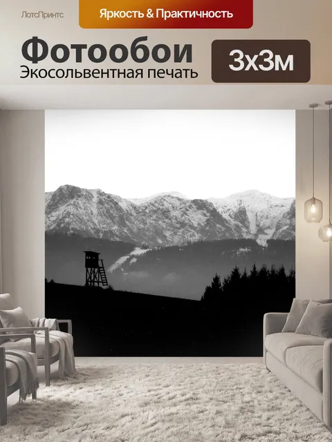 Фотообои Черно-белое изображение