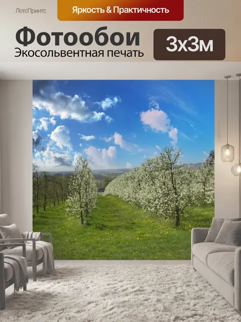 Фотообои Вишневые деревья