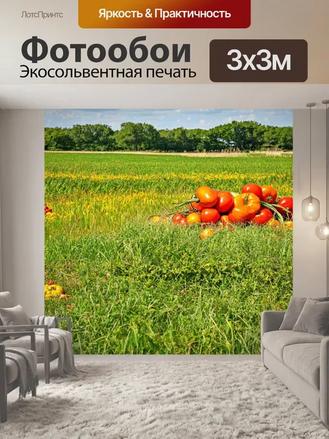 Фотообои в стиле кантри, с образами деревенской жизни и еды