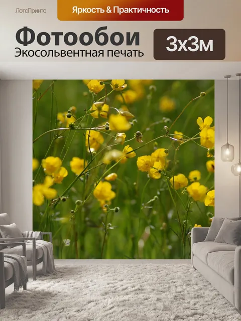 Фотообои Лютик