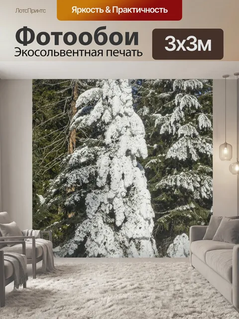 Фотообои Снег