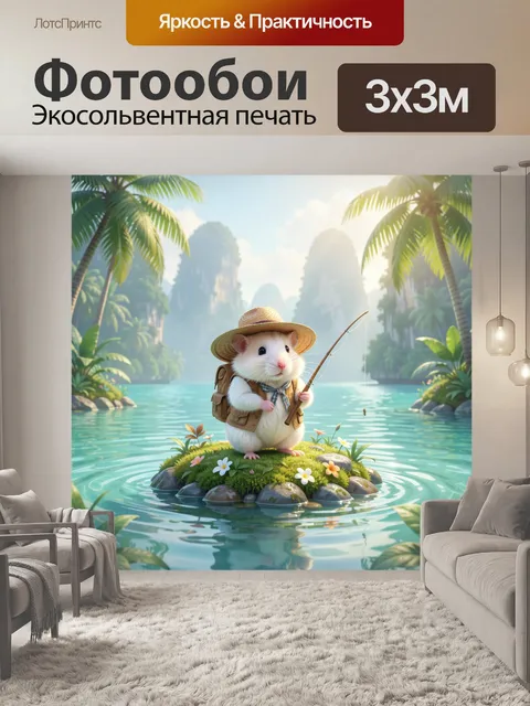 300 × 300 см · Экосольвентная печать
