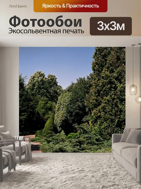 Фотообои Ботанический сад