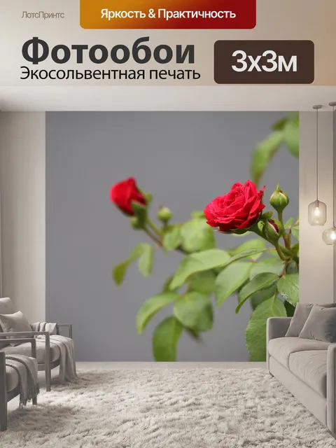 Фотообои Красные розы