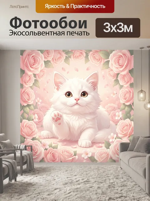 300 × 300 см · Экосольвентная печать