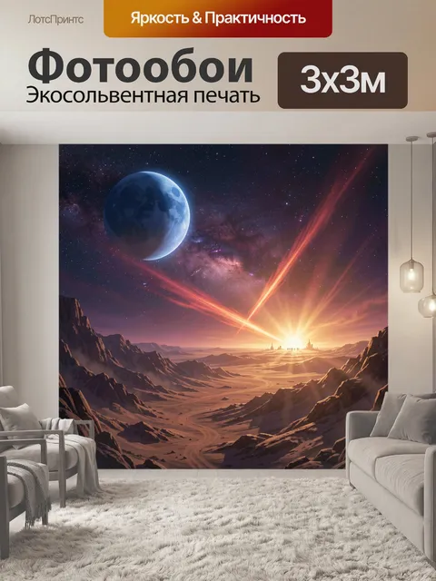 300 × 300 см · Экосольвентная печать