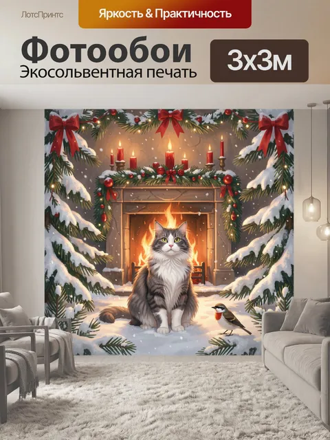 300 × 300 см · Экосольвентная печать