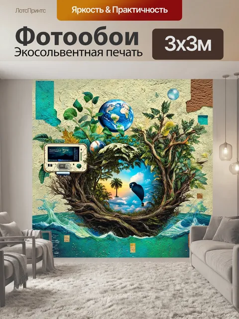Фотообои сюрреалистический коллаж
