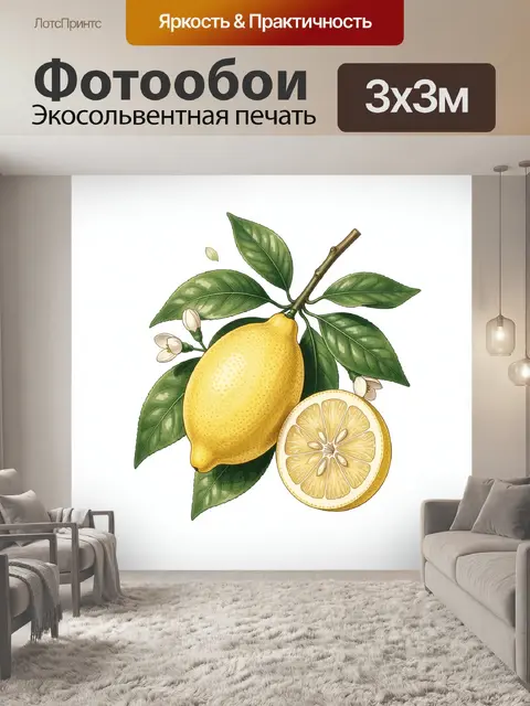 300 × 300 см · Экосольвентная печать