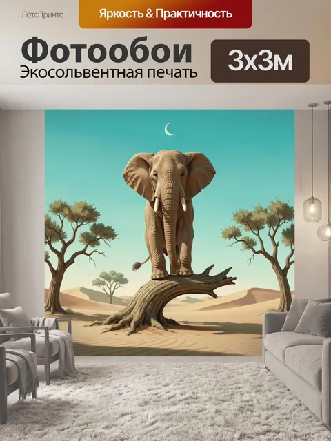 300 × 300 см · Экосольвентная печать