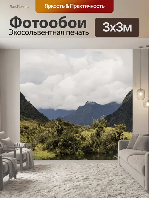 Фотообои Горный лес