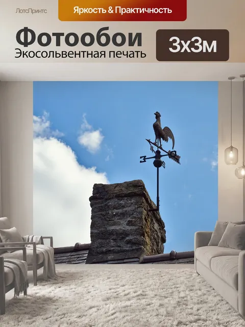 Фотообои Флюгер на крыше